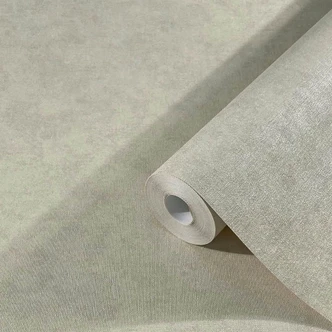 Vliestapete in moderner, feiner Struktur beige Uni 
