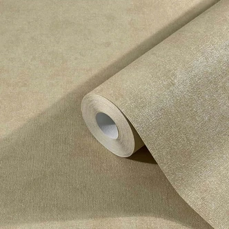 Vliestapete in moderner, feiner Struktur beige Uni 