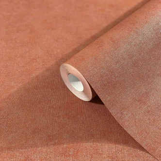 Effen behang, vliesbehang Shades rood, oranje 