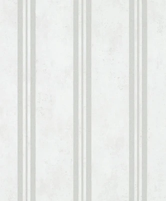 Vliestapete mit Streifen und Metallic-Effekt Greige Streifen  