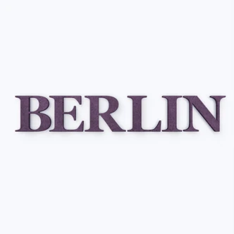 MDF-Holzbuchstaben Berlin 