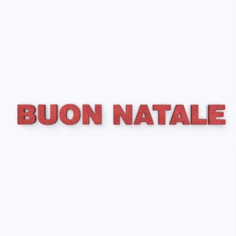 MDF-Dekobuchstaben Buon Natale 
