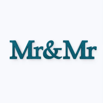 MDF-Letters Mr&Mr Serife 