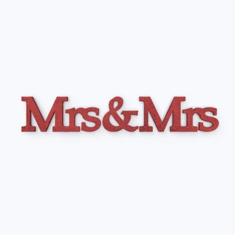 MDF-Letters Mrs&Mrs Serife 