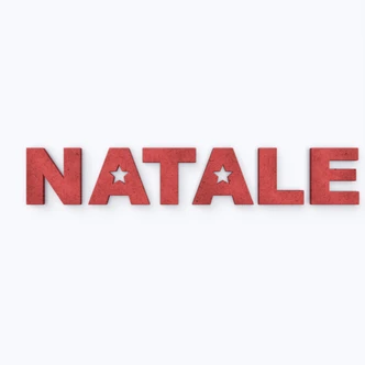 MDF-Dekobuchstaben Natale 