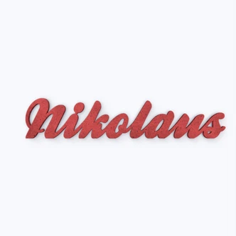 MDF-Holzbuchstaben Nikolaus 
