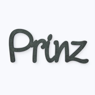 MDF-Holzbuchstaben Prinz 