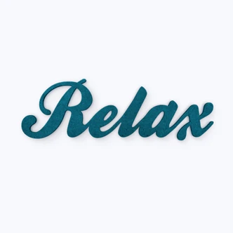 Lettere in legno MDF - Relax 