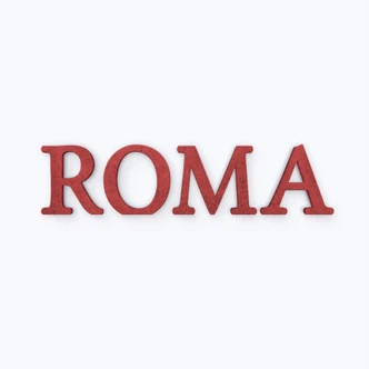 MDF-Dekobuchstaben Roma MDF-Dekobuchstaben Roma