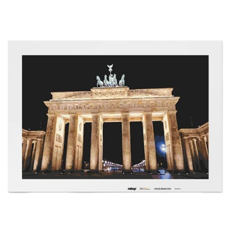 Malen nach Zahlen Leinwandbild - Brandenburger Tor  