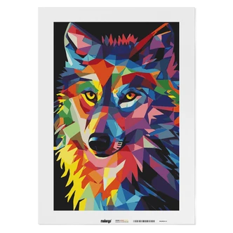 Malen nach Zahlen Leinwandbild - Wolf Wolfgang Malen nach Zahlen Leinwandbild - Wolf Wolfgang