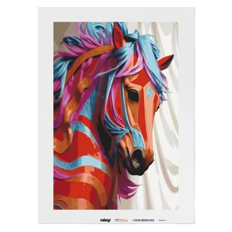 Malen nach Zahlen Leinwandbild - Pferd Pamina Malen nach Zahlen Leinwandbild - Pferd Pamina