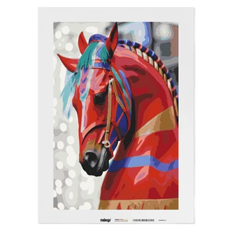 Malen nach Zahlen Leinwandbild - Pferd Pamino Malen nach Zahlen Leinwandbild - Pferd Pamino