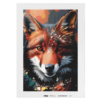 Malen nach Zahlen Leinwandbild - Fuchs Frank  