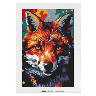 Malen nach Zahlen Leinwandbild - Fuchs Franz  