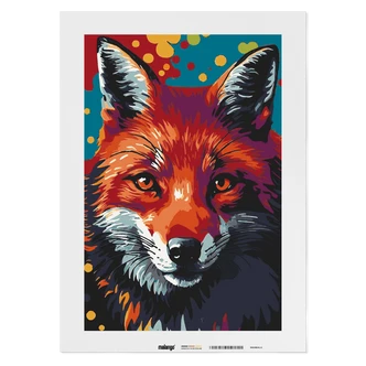 Malen nach Zahlen Leinwandbild - Fuchs Franziska  