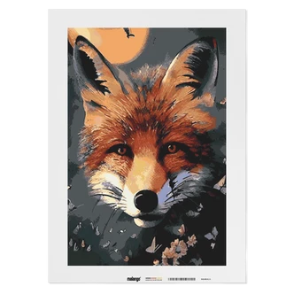 Malen nach Zahlen Leinwandbild - Fuchs Fred  