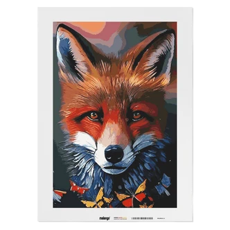 Malen nach Zahlen Leinwandbild - Fuchs Frieda  