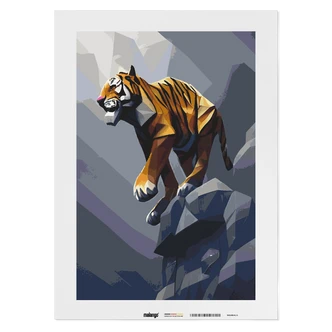 Malen nach Zahlen Leinwandbild - Tiger Taddäus Malen nach Zahlen Leinwandbild - Tiger Taddäus