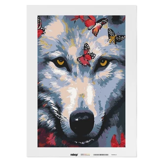Malen nach Zahlen Leinwandbild - Wolf Wigand Malen nach Zahlen Leinwandbild - Wolf Wigand