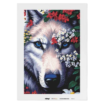 Malen nach Zahlen Leinwandbild - Wolf Winfried Malen nach Zahlen Leinwandbild - Wolf Winfried