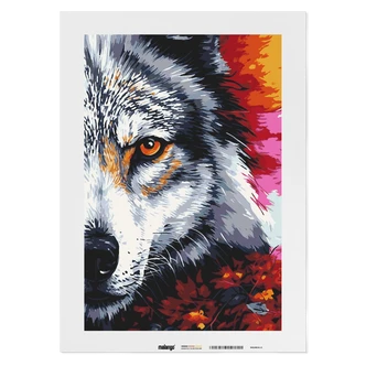 Malen nach Zahlen Leinwandbild - Wolf Wynona Malen nach Zahlen Leinwandbild - Wolf Wynona