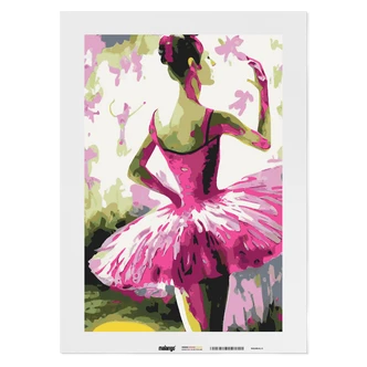 Malen nach Zahlen Leinwandbild - Ballerina Beth  