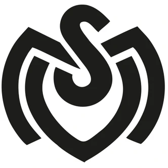 Wandtattoo MSV Duisburg Retro Logo einfarbig 