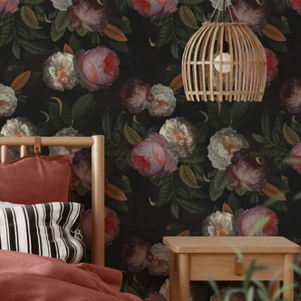 Patroonbehang UN Designs - Painted Roses 