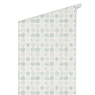 Mustertapete - abstrakte Kreise 01 - türkis Mustertapete - abstrakte Kreise 01 - türkis