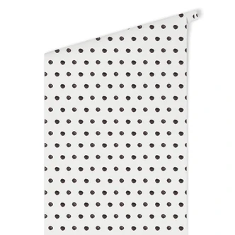 Patroonbehang – Aquarel Dots 02 – zwartwit 