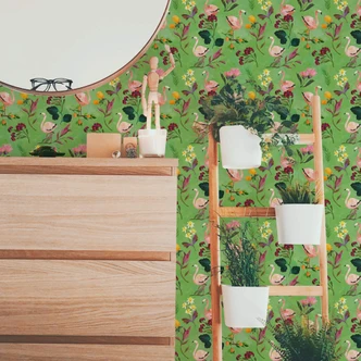 Mustertapete Blanz - Flamingo 