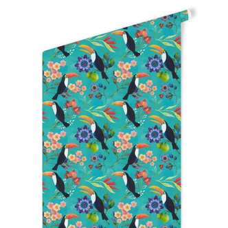 Mustertapete Blanz - Tukan 