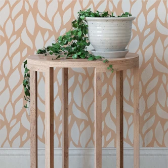 Mustertapete Floralis - orange 