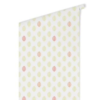 Patroonbehang Blaadjes - geel Patroonbehang Blaadjes - geel