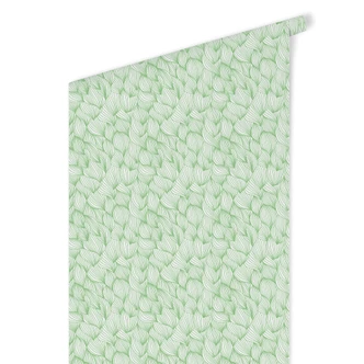 Mustertapete - Grafische Wellen - grün 