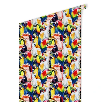 Mustertapete Tropical Birds 