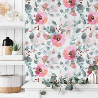 Mustertapete UN Designs - Eukalyptuszweige 