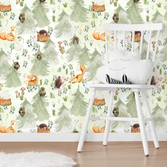 Mustertapete UN Designs - Waldtiere 