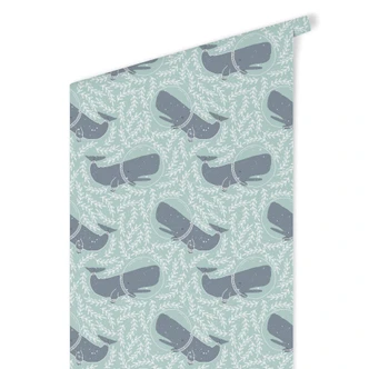 Papier peint à motifs Baleine de l'espace 
