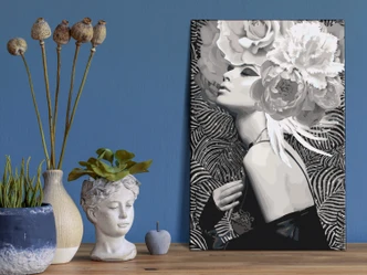 Canvas schilderij - Silver Princess - 40x50 cm - met spieraam - opgespannen 