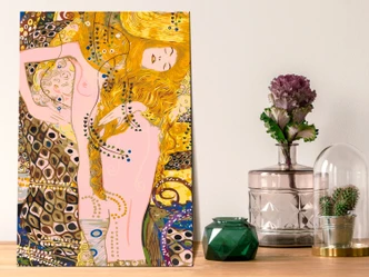 Canvas schilderij - Hydra - 40x50 cm - met spieraam - opgespannen 