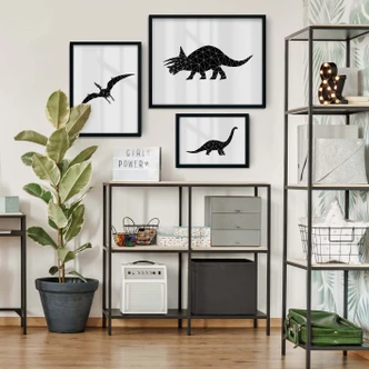 Poster Nouveauprints - Geometric Dinosaur Pterodactylus 