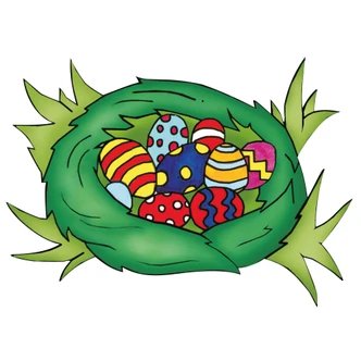 Easter nest Wall sticker 