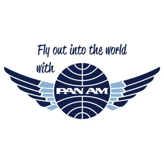 Wall sticker Pan Am Fly out 