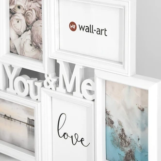 MDF Bilderrahmen Collage You and Me - 47x38 cm 