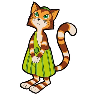 Wandtattoo Pettersson und Findus - Findus hört zu 