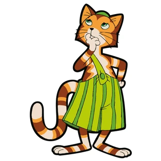 Wandtattoo Pettersson und Findus - Findus überlegt 