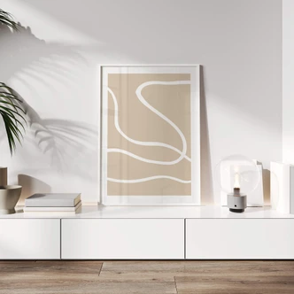 Poster 1X Studio - Penseelstrepen 