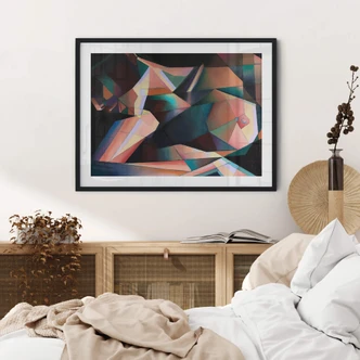 Poster Akkers - Hommage aan Tamara de Lempicka Poster Akkers - Hommage aan Tamara de Lempicka